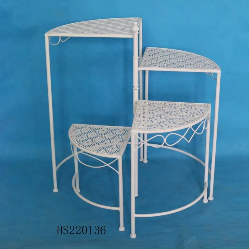 Metal udendørs blomsterstativ